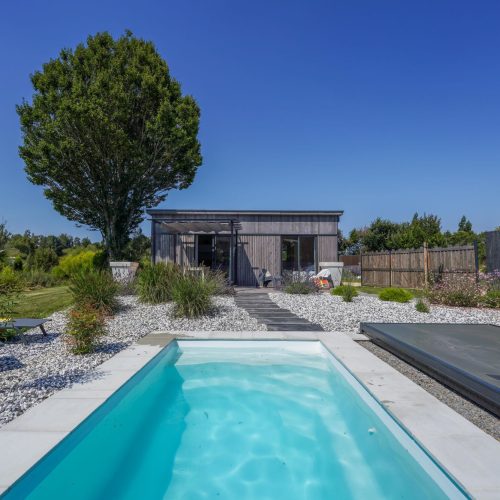 Lodge Mer avec piscine et jardin privatifs en Finistère sud